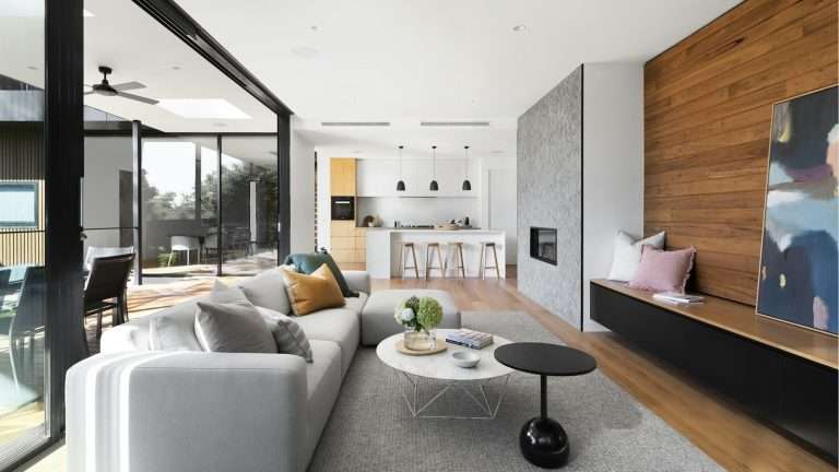 Bright modern living room